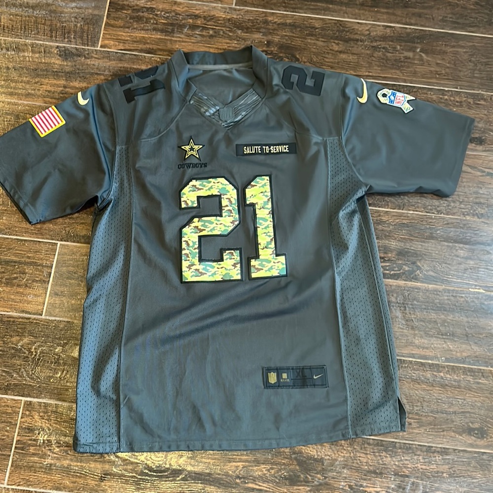 Dallas Cowboys Salute To Service Limited Jersey - Ezekiel Elliot